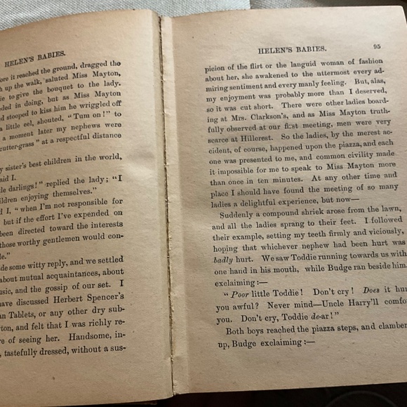 Lot of 2 Books: Helen’s Babies & Mrs. Mayburn’s Twins, and Helen’s Babies - Picture 4 of 5